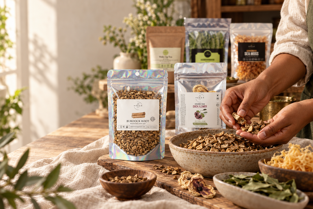 Three Vegan Soulz thoughtful herbal preparation story